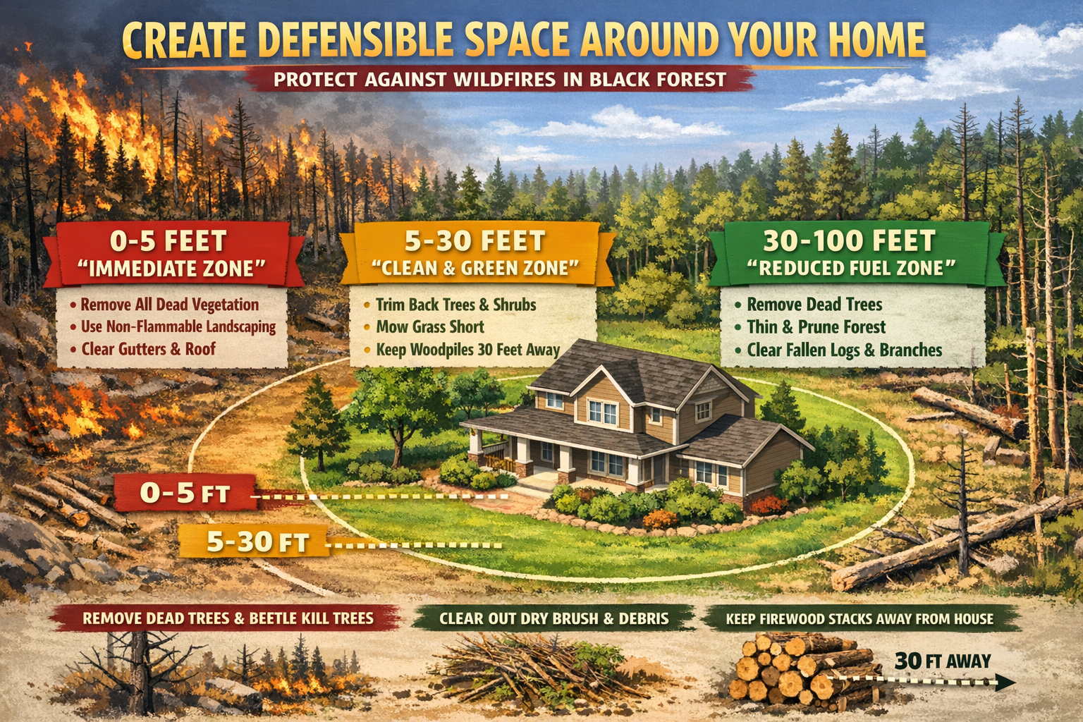 Fire Mitigation & Defensible Space in Colorado Springs